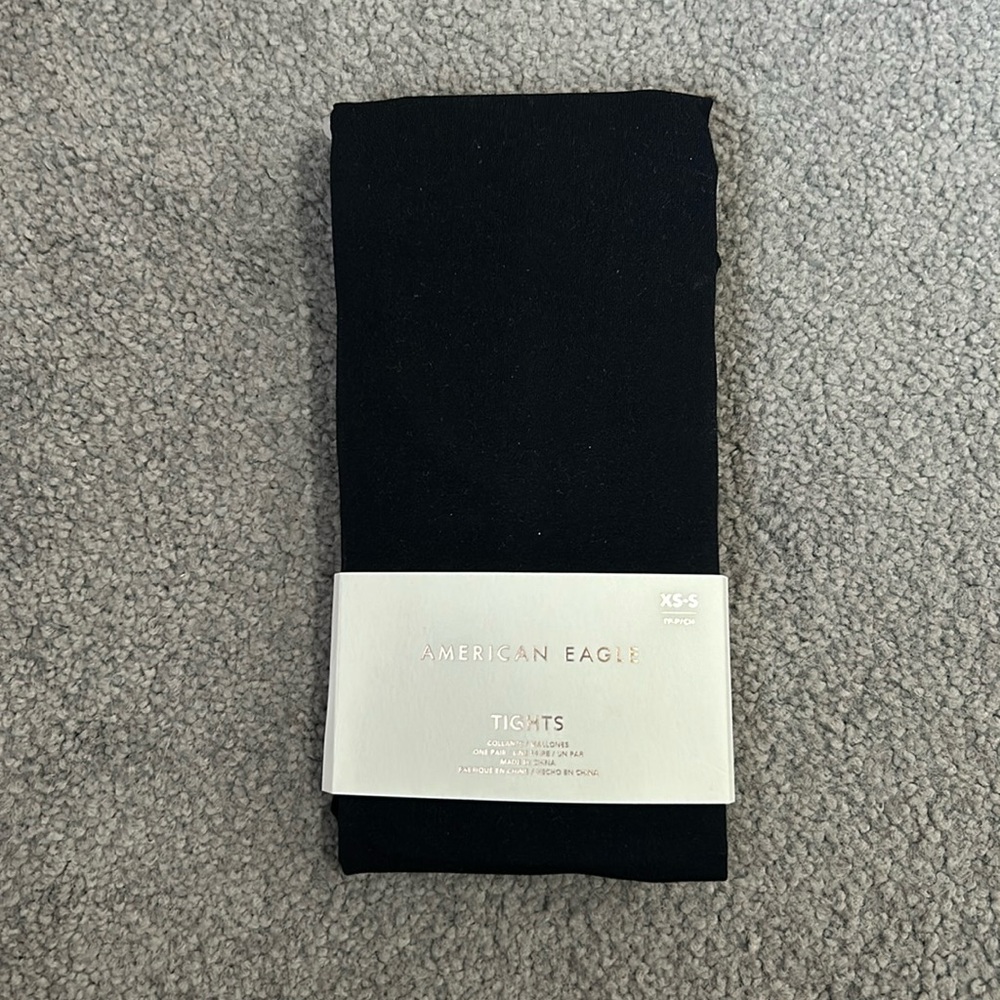american eagle black tights